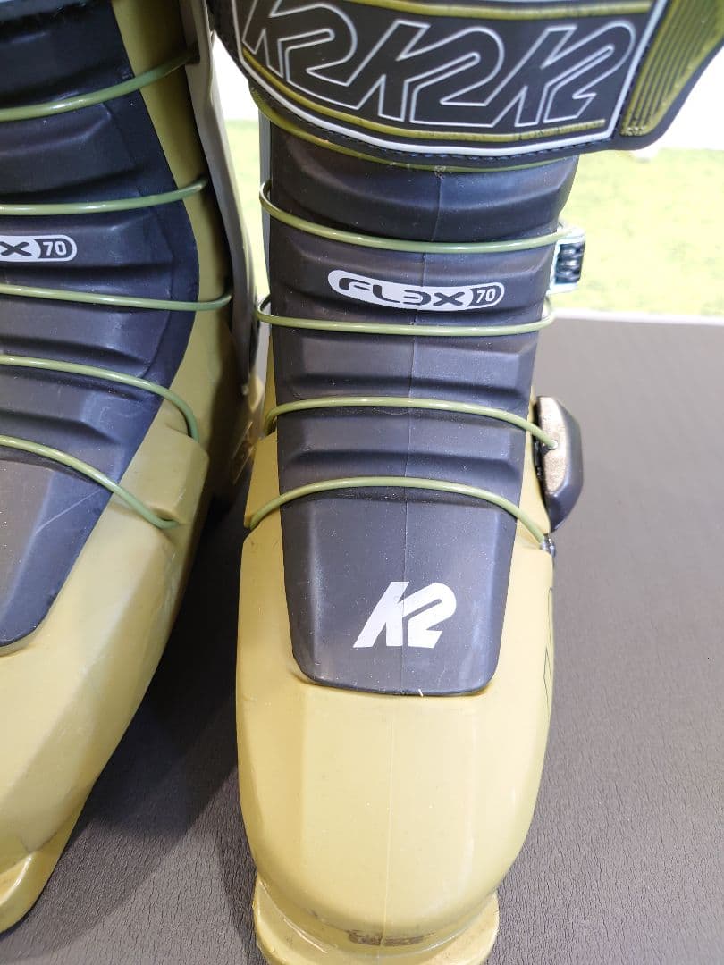 K2 Flex 70 スキーブーツ オリーブグリーン 25.5cm