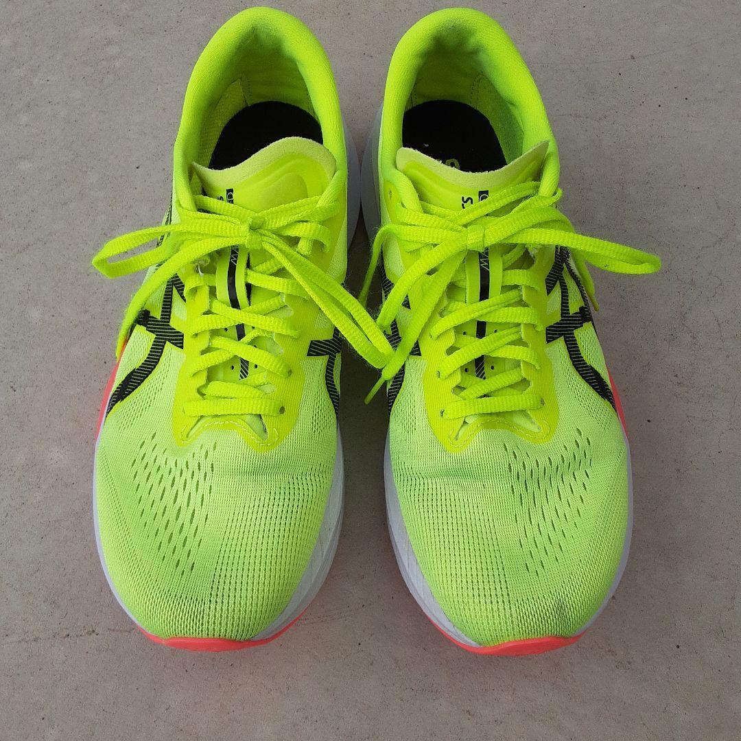 【除菌洗浄済】ASICS MAGIC SPEED4 蛍光イエロー 27.5cm