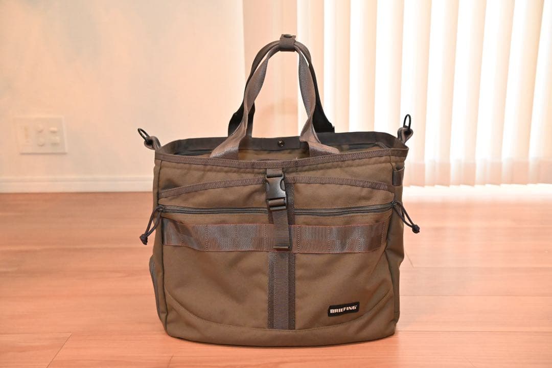 【美品】ブリーフィング　ボストンバッグ　ゴルフ　カーキ　BRG231T33