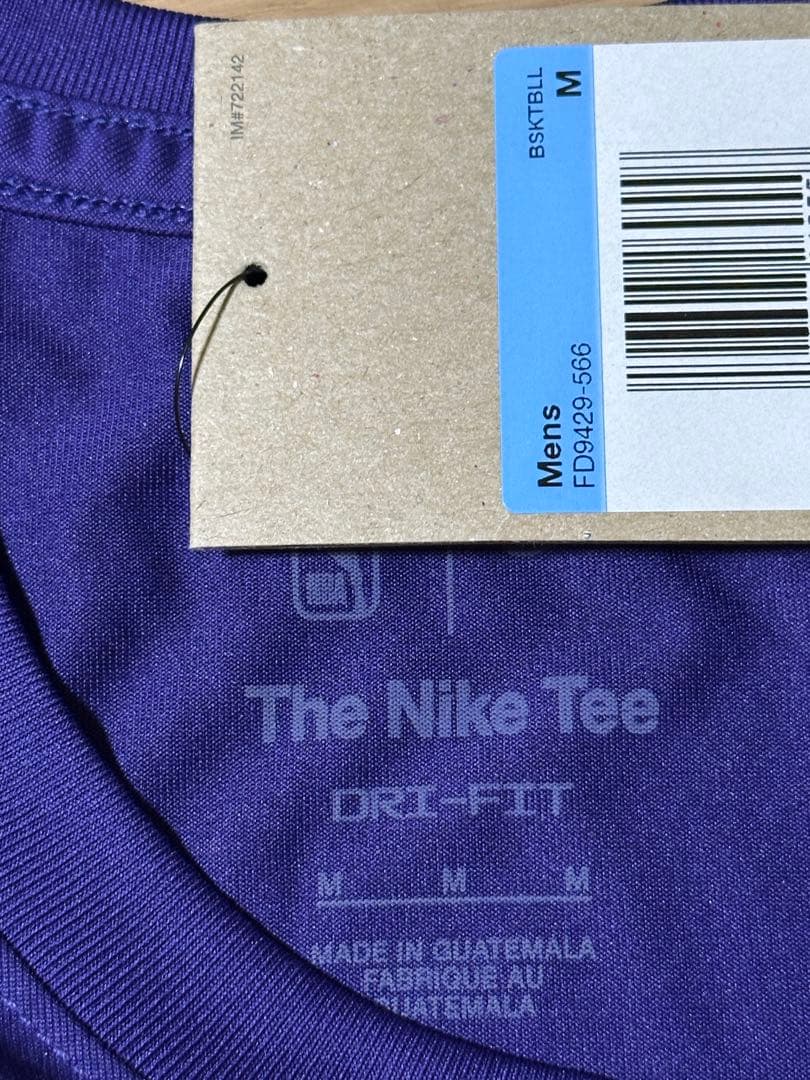 ナイキSunsサンズNBA24シーズン選手支給品プラクティスTシャツMサイズ