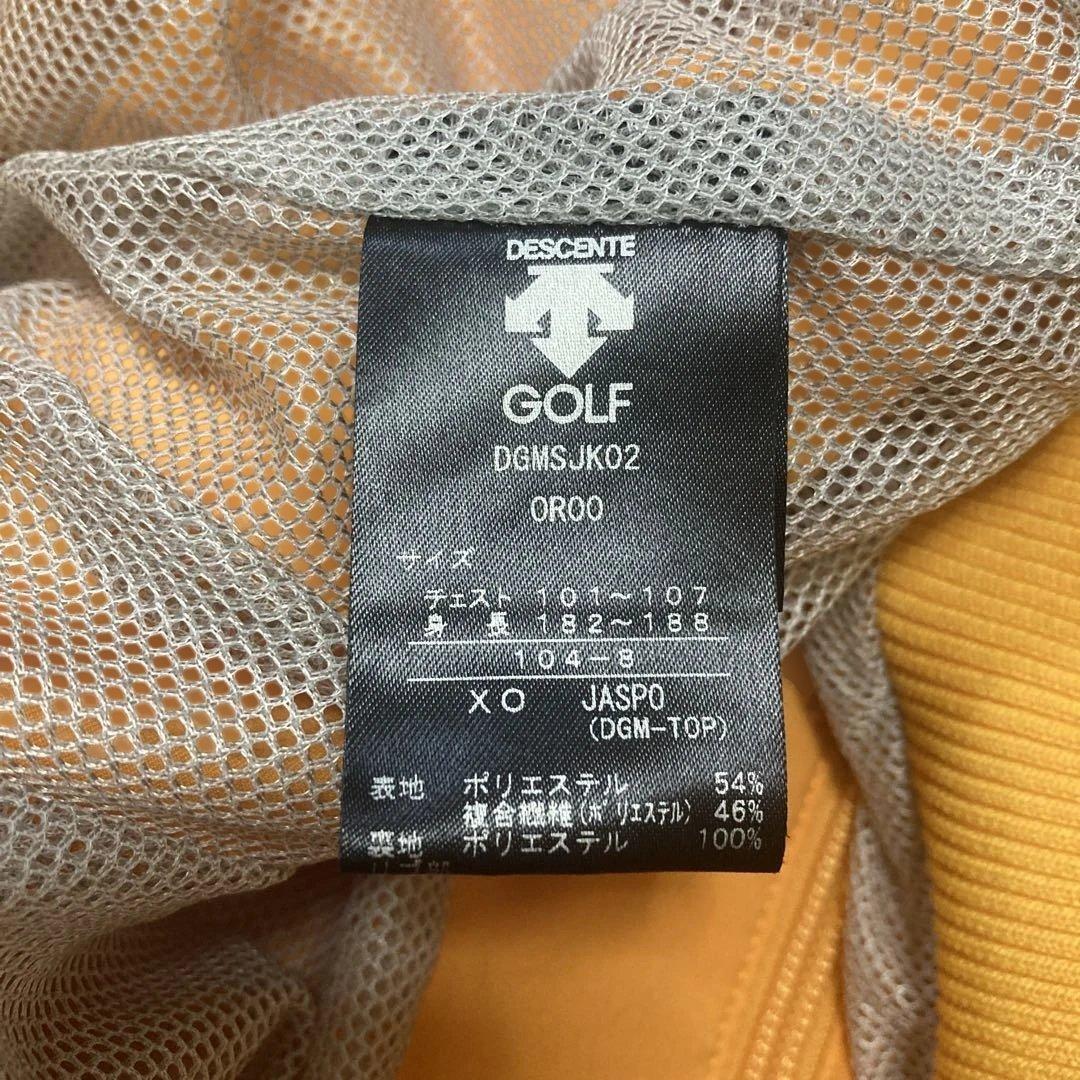 DESCENTE GOLF デサント　オレンジ　ジャケット XL