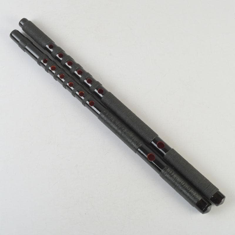 和楽器　木管楽器　横笛　竹笛　二本まとめて　袋付　N　A41