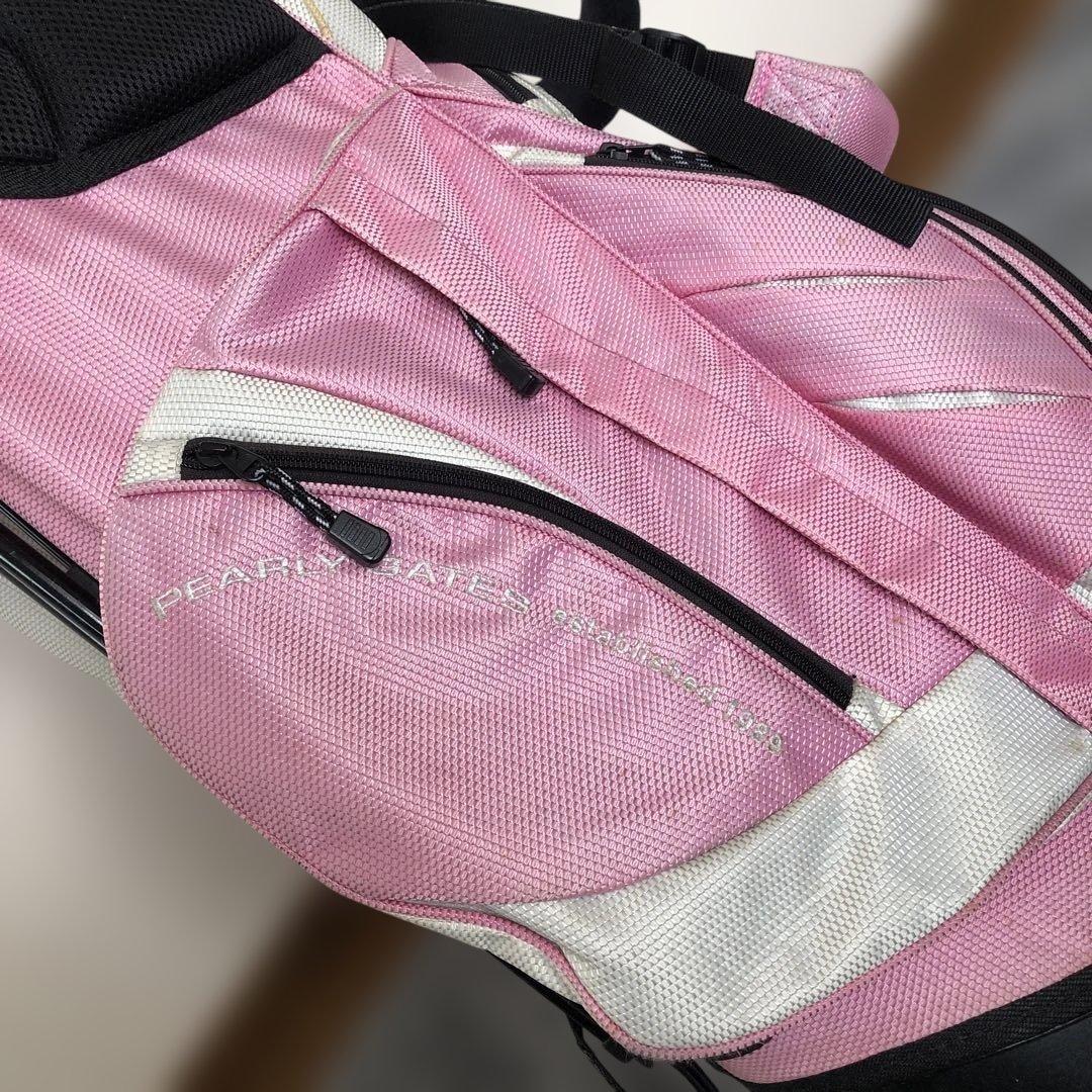 ピンク I LOVE GOLF ゴルフバッグ