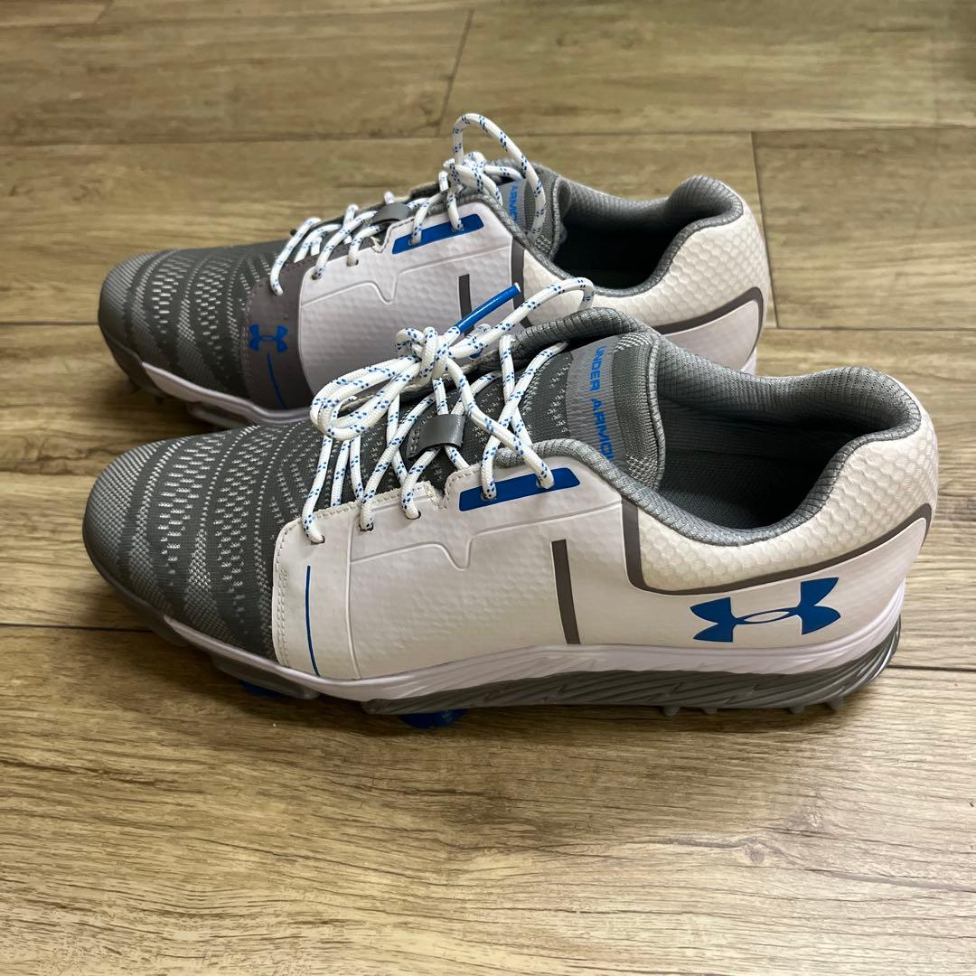 Under Armour ゴルフシューズ ホワイト/グレー/ブルー