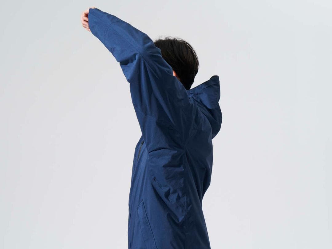 美品　ダイワ レインマックス ウィンタースーツ ネイビー 防水　中綿ジャケット