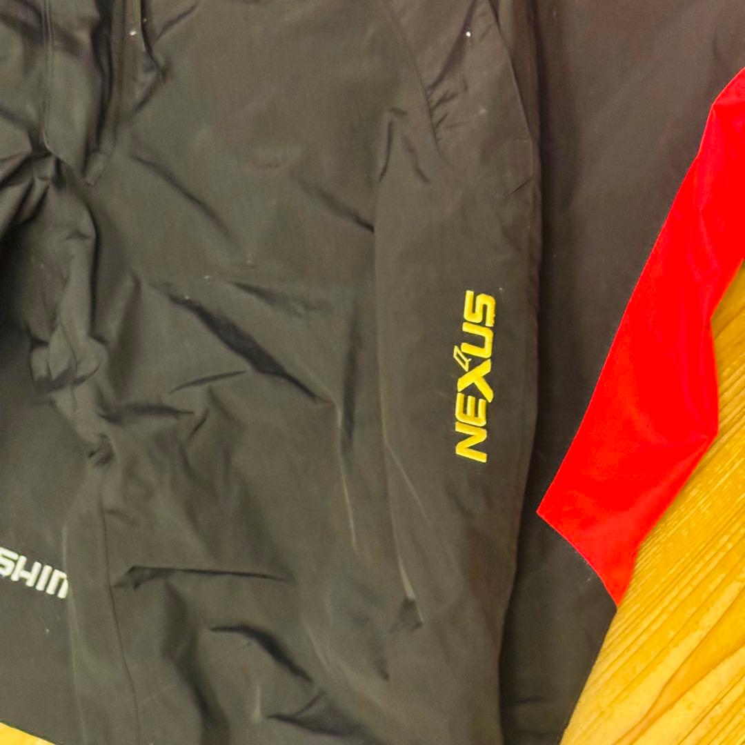 【希少2XL】シマノ NEXUS・DSレインスーツ RA-118N 補修あり美品