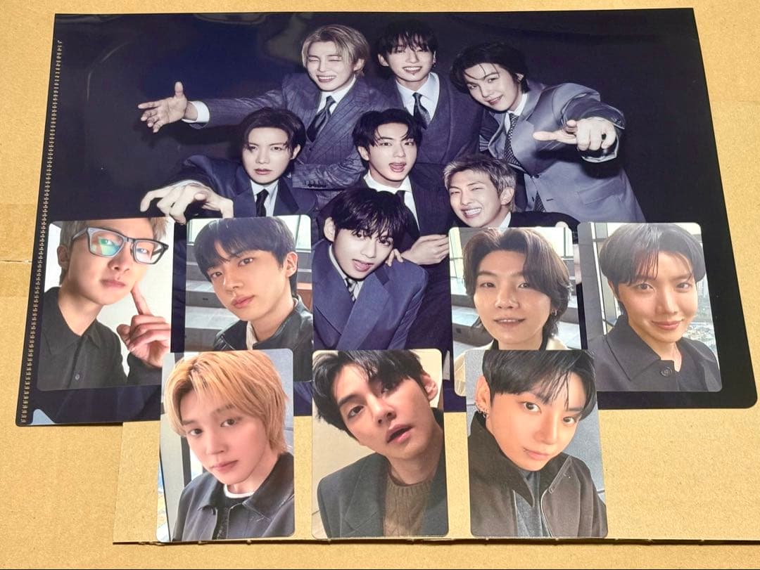 BTS ARIRANG UMS ユニバ特典 クリアファイル トレカ コンプリート