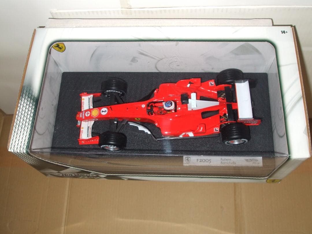 フェラーリ　Ｆ２００５　R・バリチェロ　＃２　マテル　ホットホィール　 １／１８