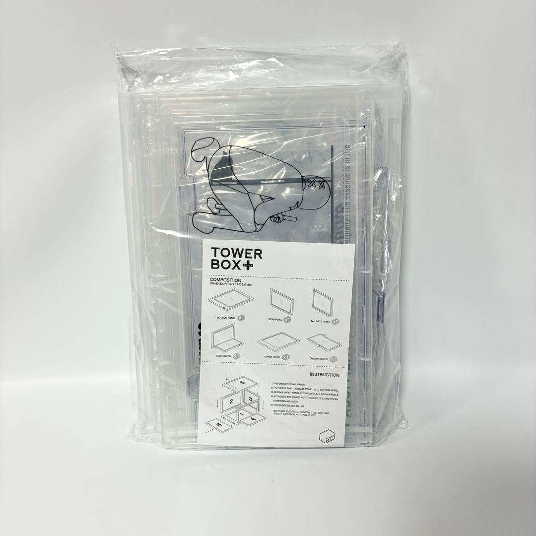 新品 ラッセルノ シューズボックス シューズケース タワーボックス 3個セット