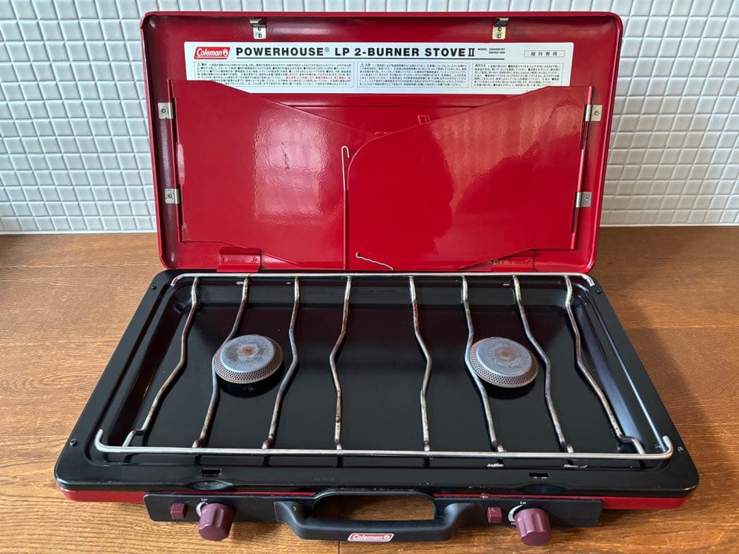 コールマンPOWERHOUSE LP 2-BURNER STOVE