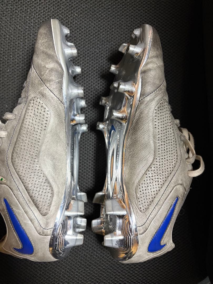 Nike サッカーシューズ グレー/ブルー FG