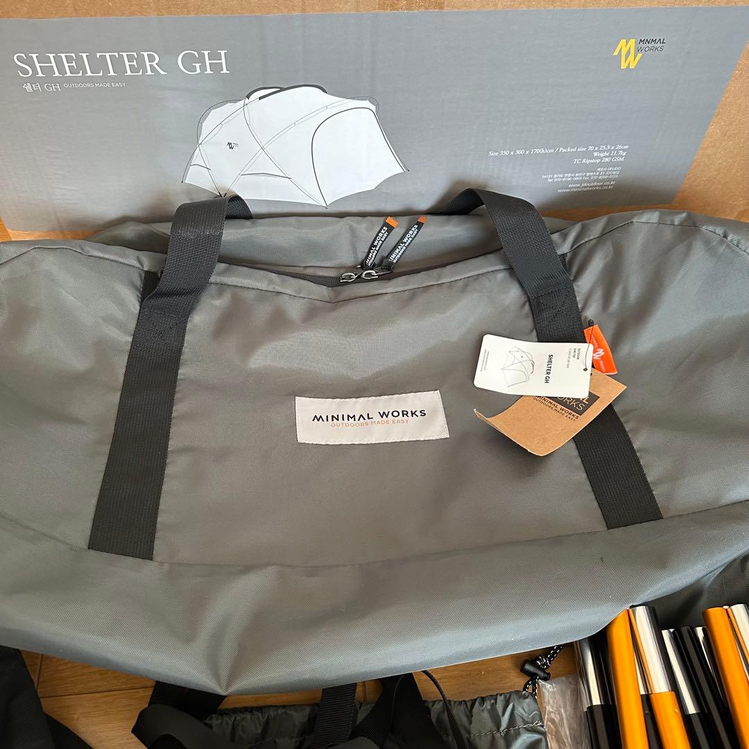 メッシュ窓付き!! ミニマルワークスSHELTER GH チャコール