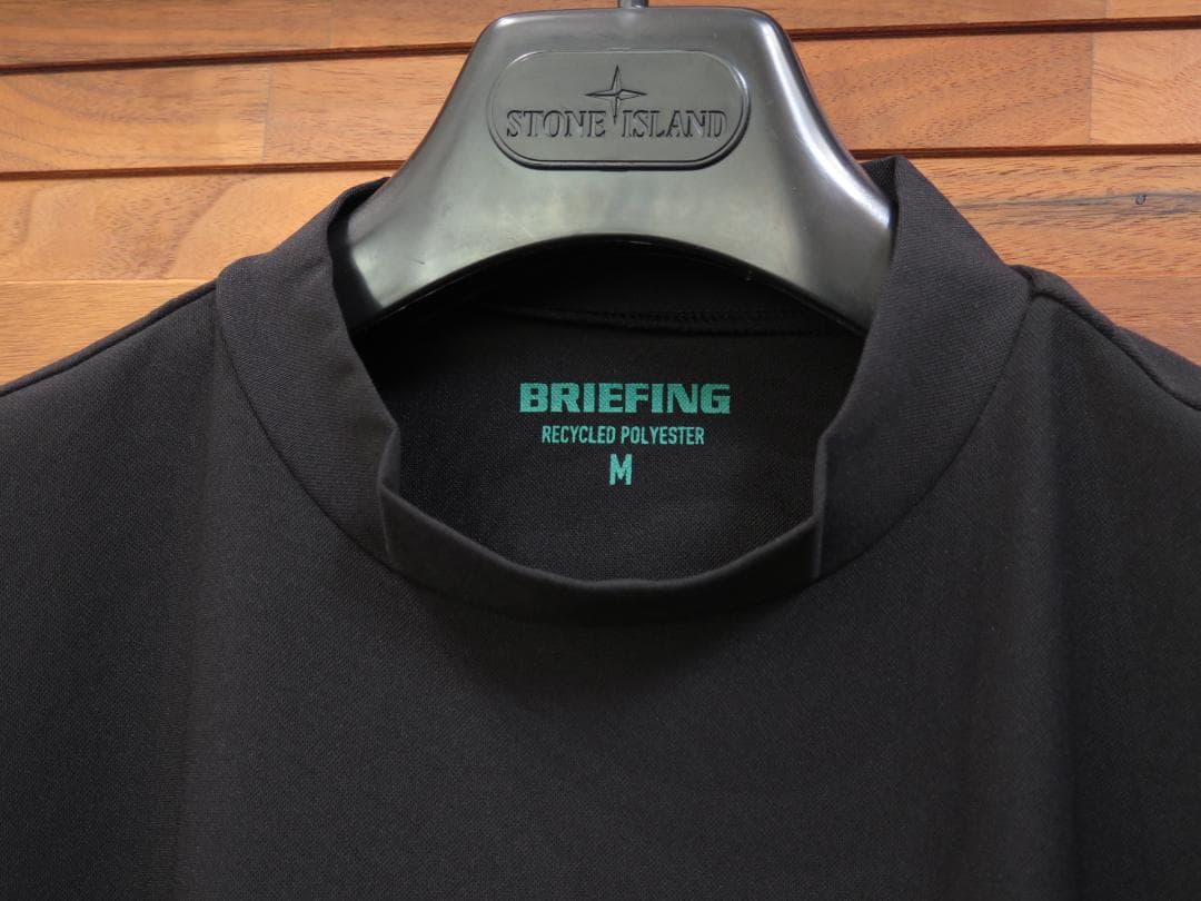 ⓂBRIEFING GOLFブリーフィングゴルフEARTHハイネックRFシャツ黒