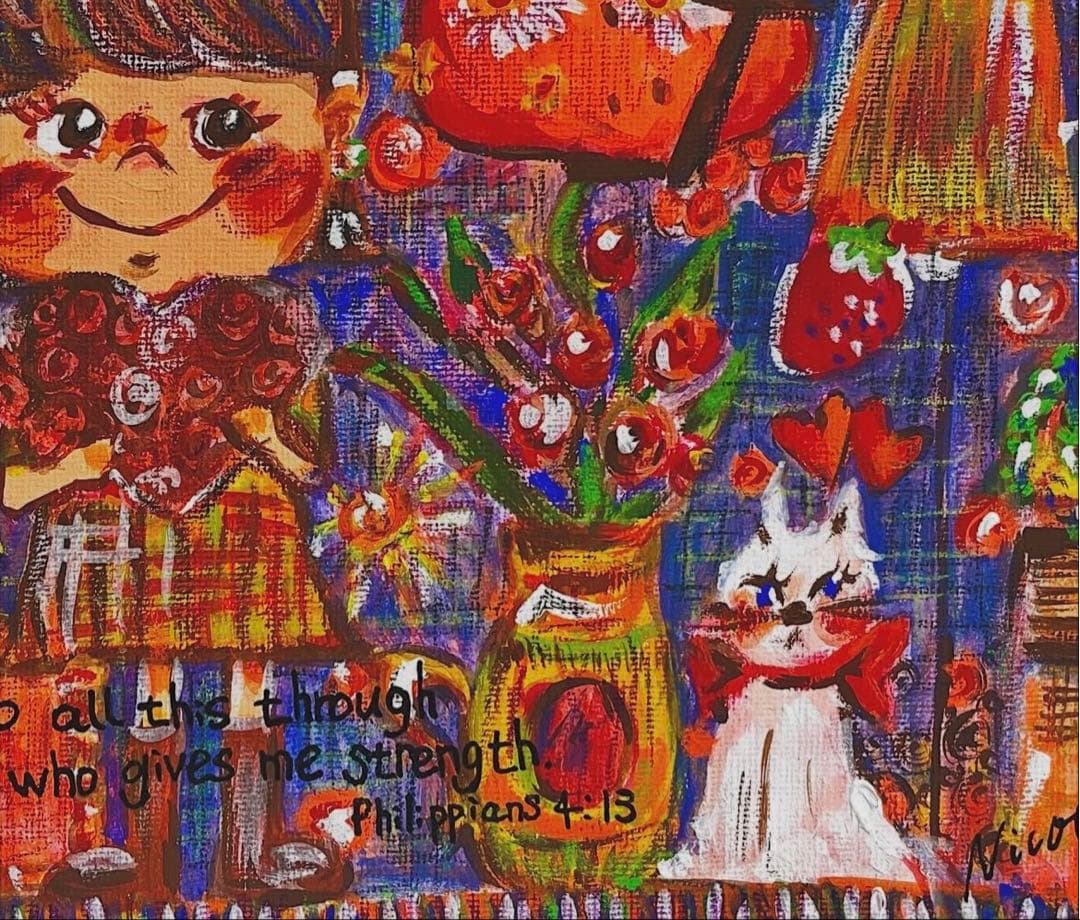 原画　アクリル画