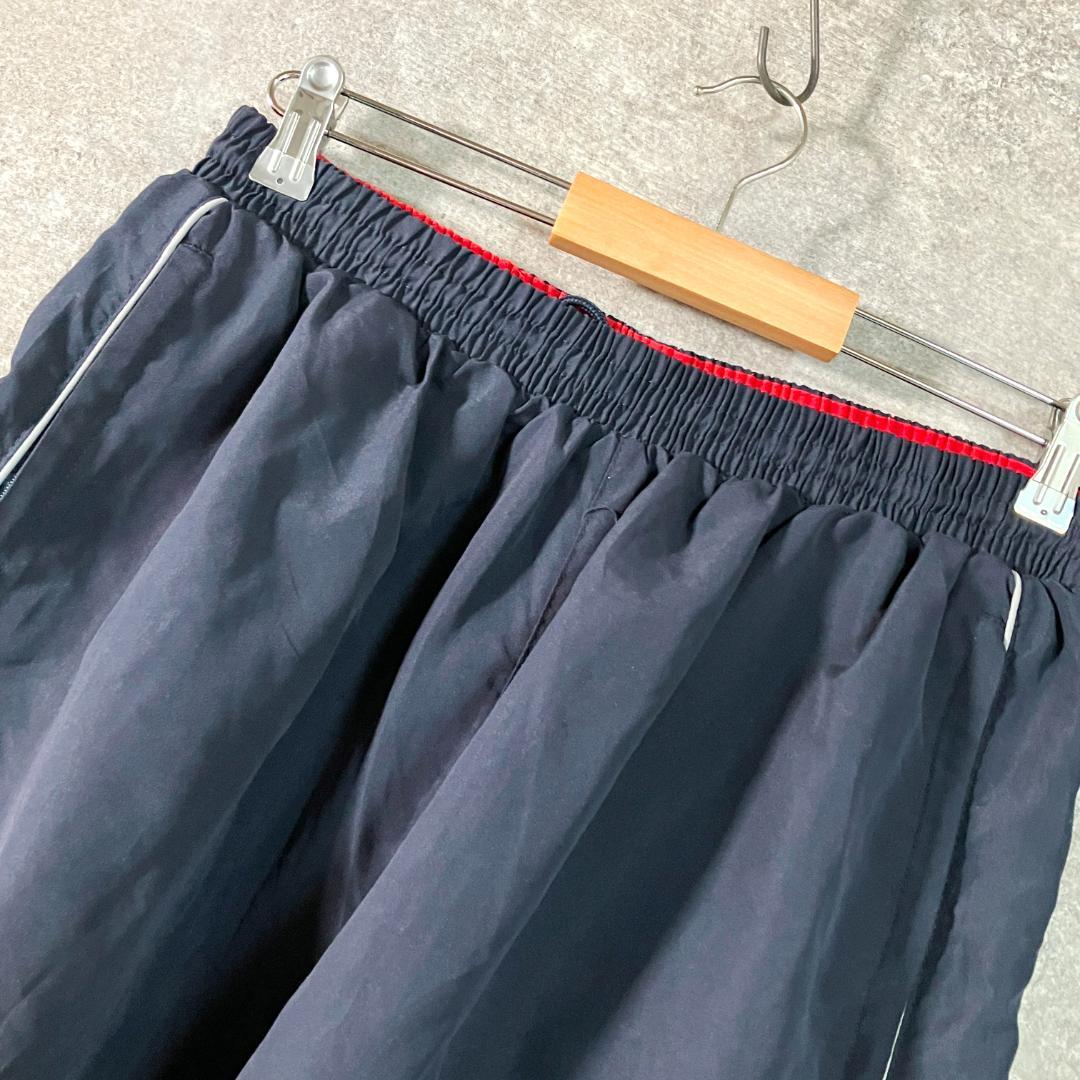 UMBRO　トラックパンツ　ネイビー　ジャージ　ロゴ　メッシュ　フィットネス
