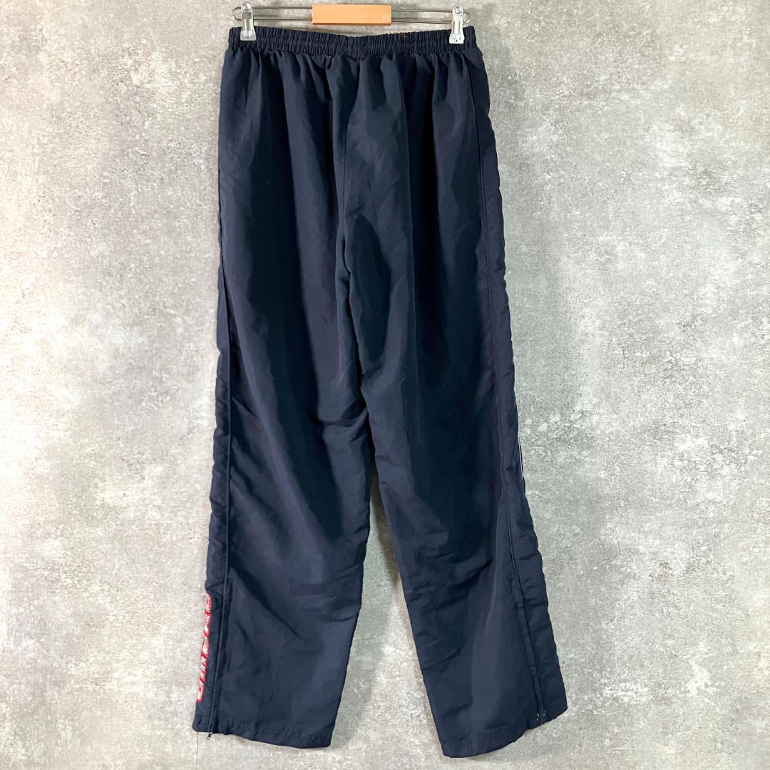 UMBRO　トラックパンツ　ネイビー　ジャージ　ロゴ　メッシュ　フィットネス