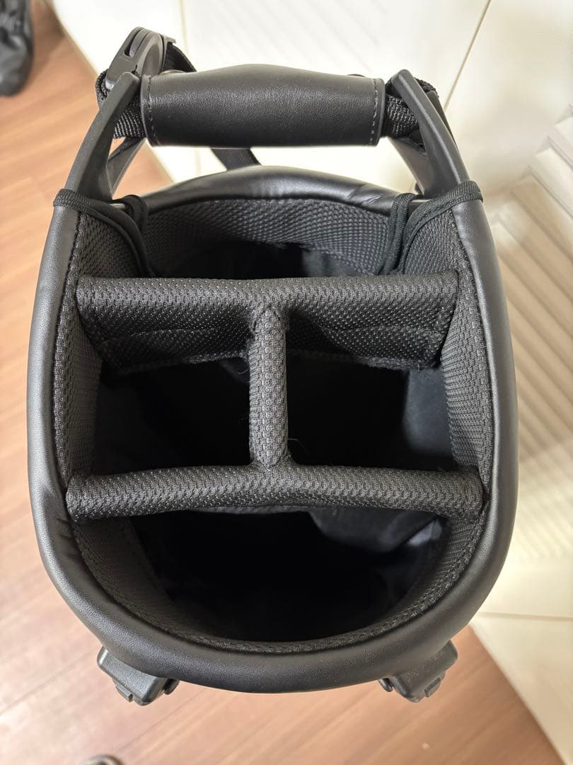 【美品】VESSEL ベゼル キャディバッグ 7.5型 ネイビー 軽量