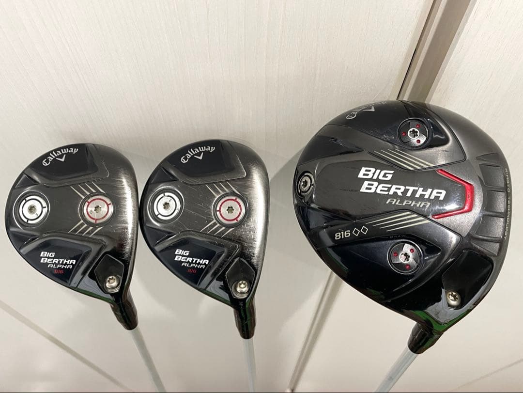 BIG BERTHA Alpha 816 3本セット（純正品）