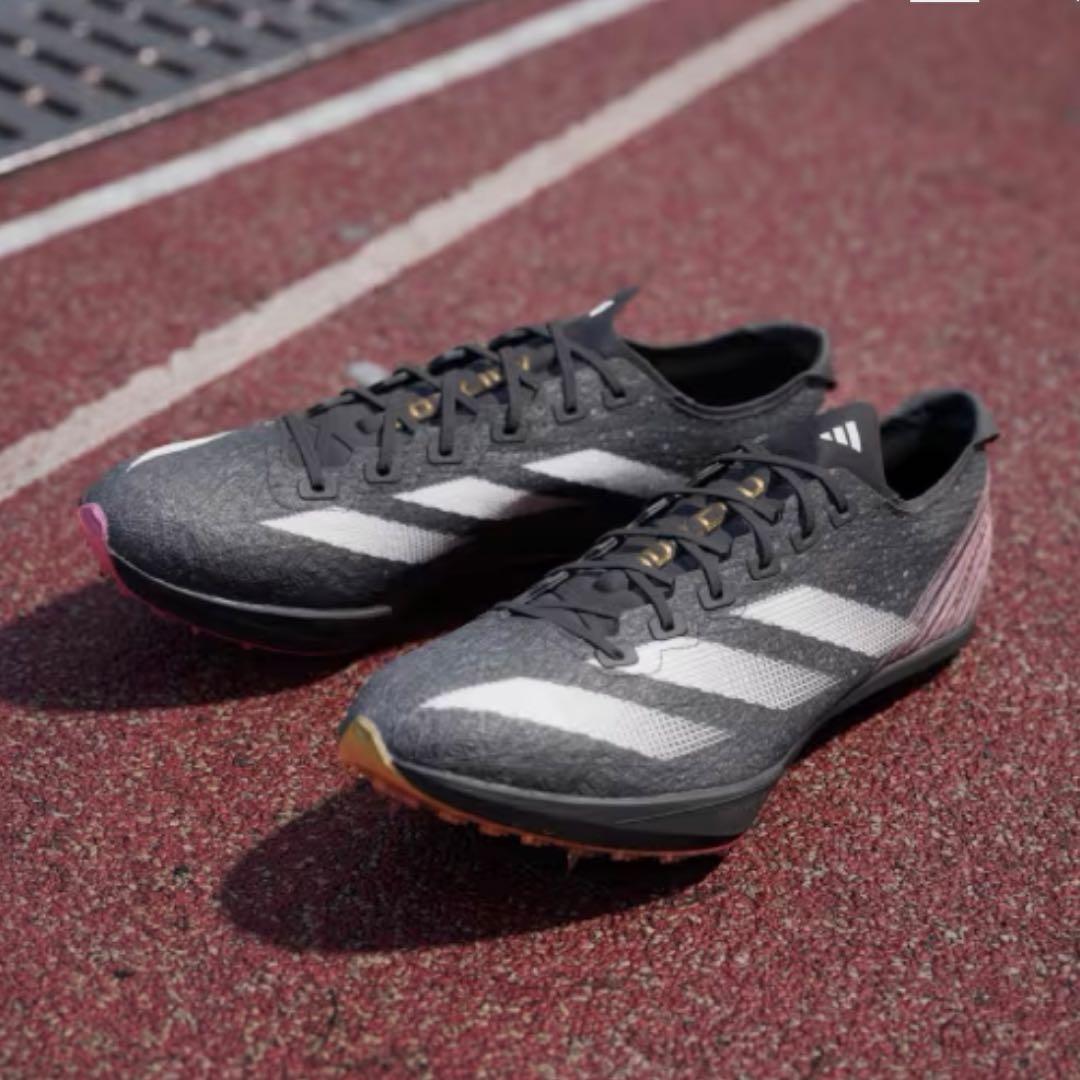 アディダス アディゼロ プライム ストラング スパイク 陸上 短距離 25.5