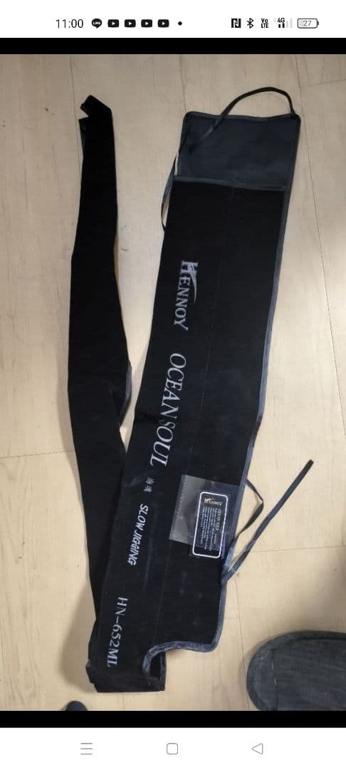 新品未使用ルアー竿スピニングリール用1.95m
