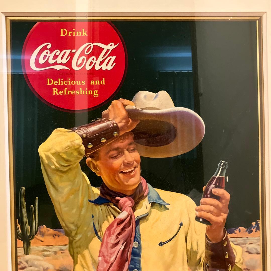 コカコーラ　アンティークポスター