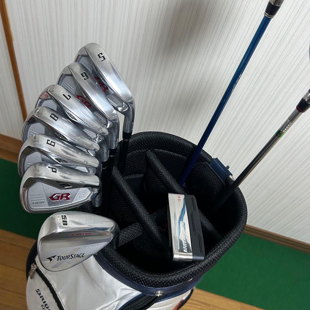 ブリヂストン ツアーステージ X-DRIVE GR メンズ ゴルフクラブ セット