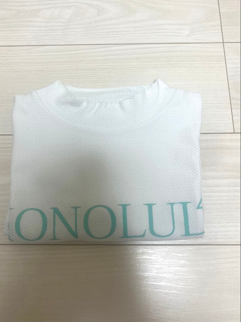 美品　サルページパブリックコレパ　HONOLULU モックネックシャツ ホワイト