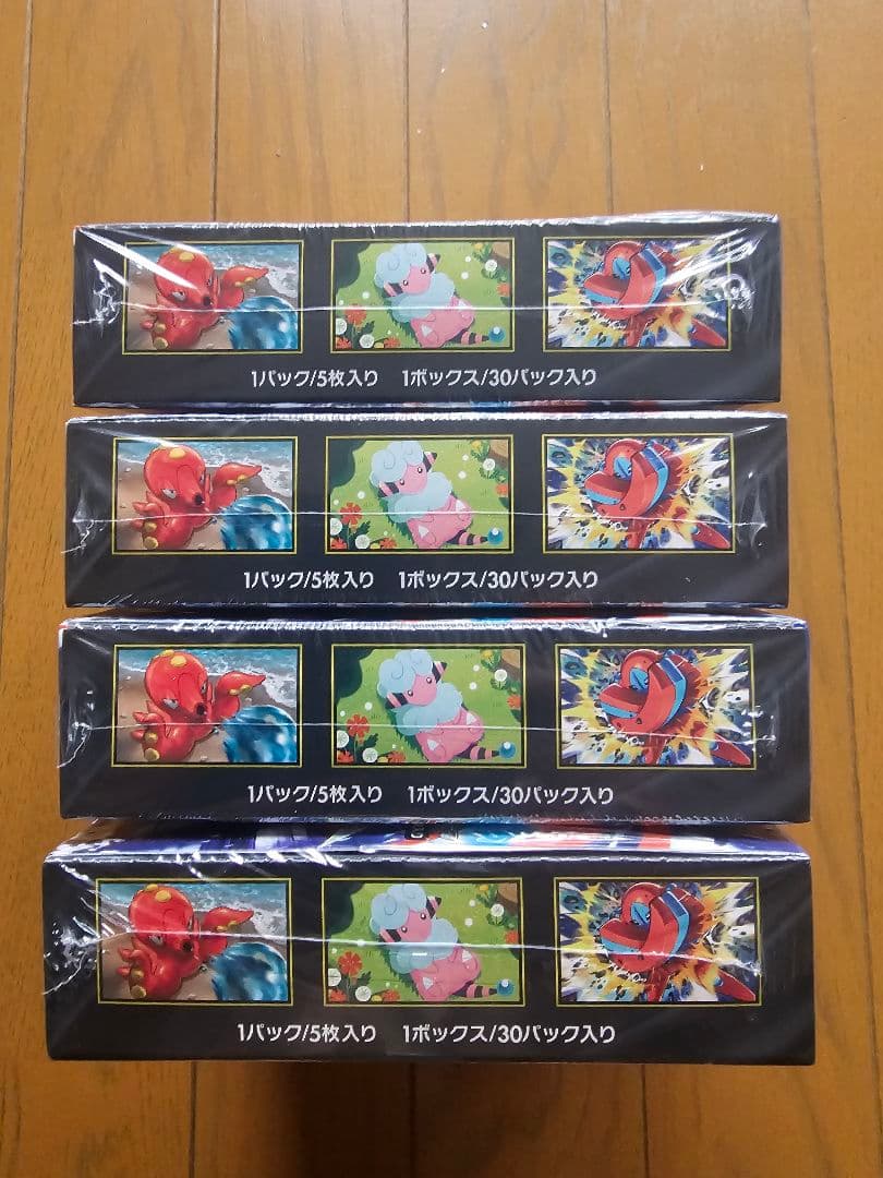 ポケモンカードゲーム ニンフィアボックス 4箱セット°°°シュリンク付き°°°