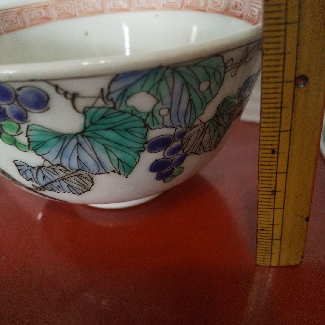 青柿右衛門　蓋付　極上骨董　向付　1780年　青手古伊万里