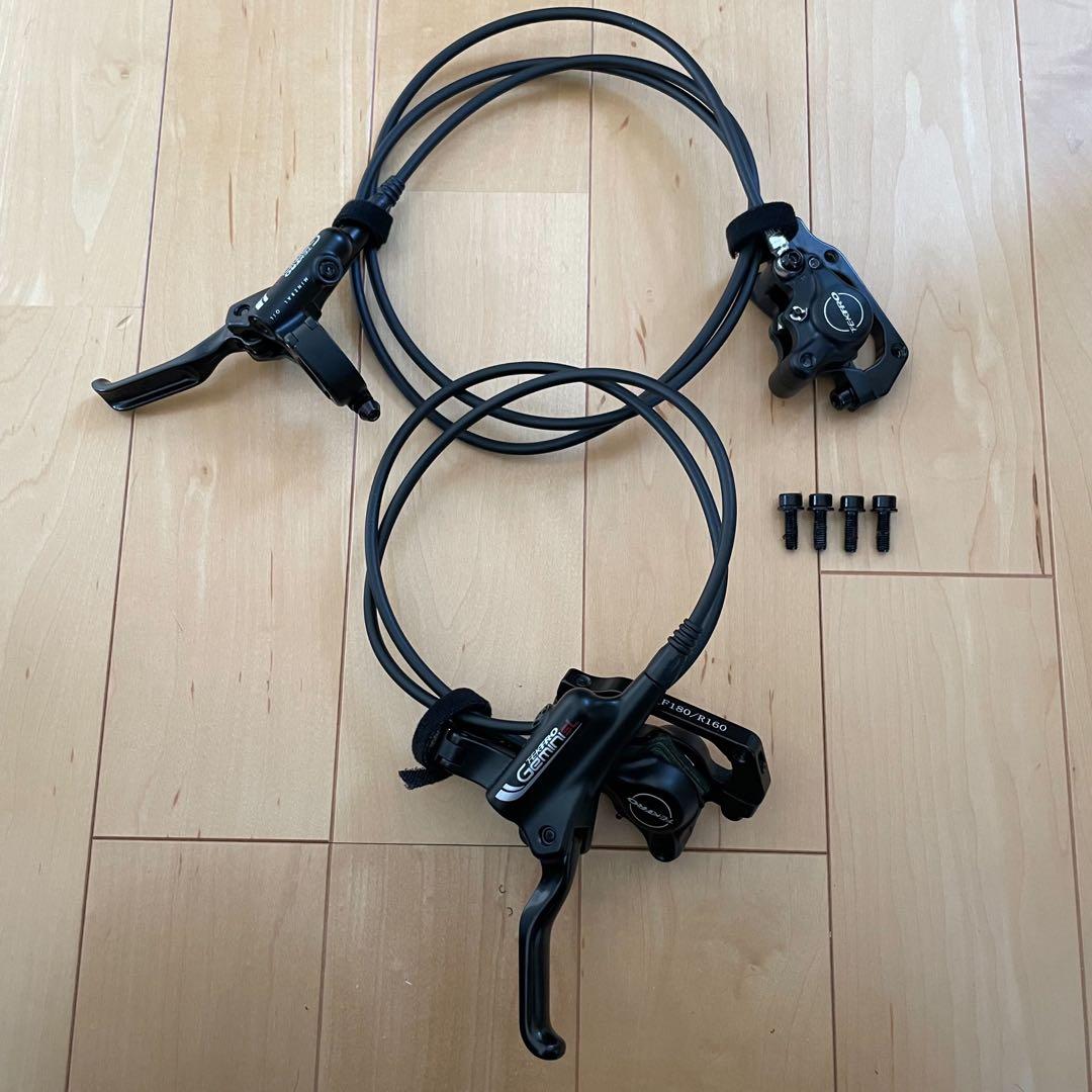［美品］TEKTRO テクトロ 油圧ディスクブレーキ 前後セット
