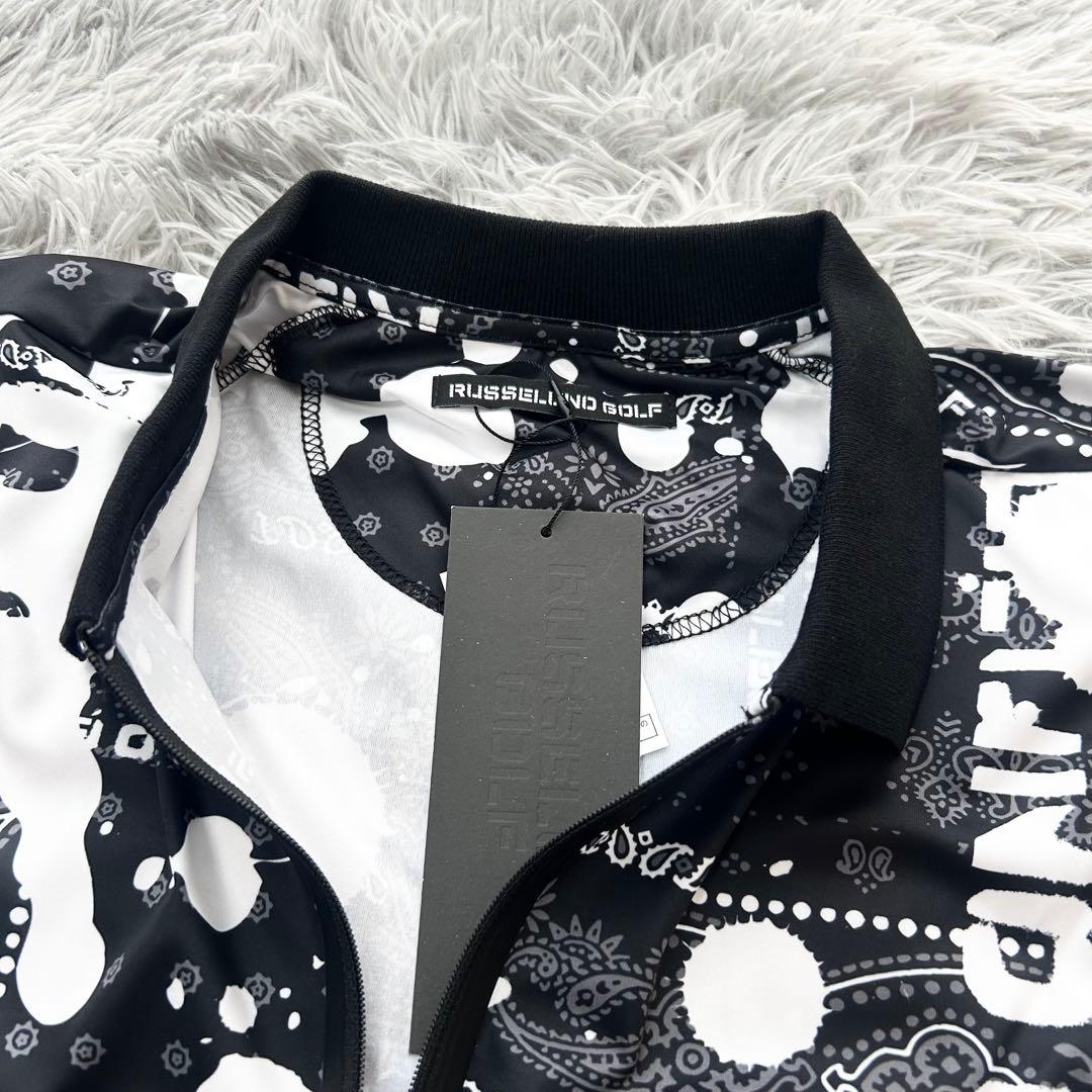 新品　ラッセルノ　セットアップ　ハーフジップ　ポロシャツ　ハーフパンツ　バンダナ