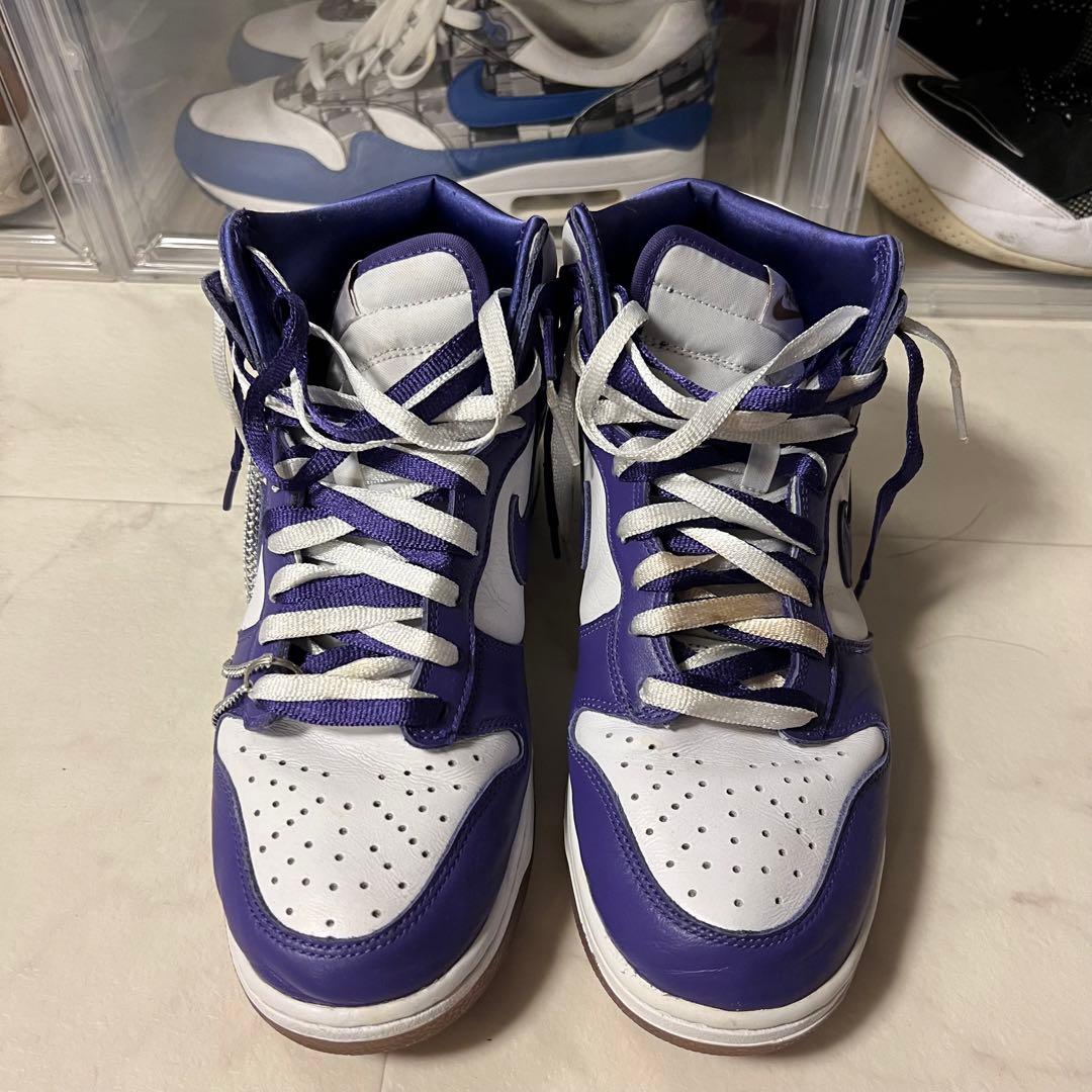 Nike Dunk High 紫/白