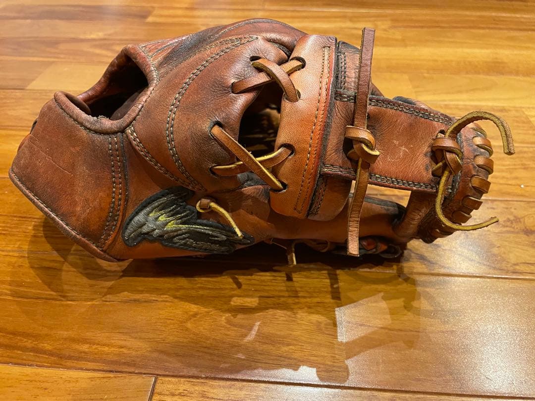レザー製 硬式野球グローブ ブラウン