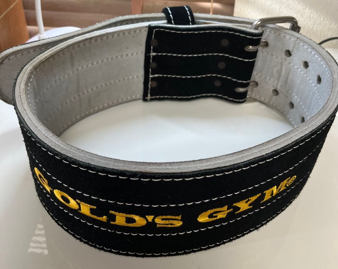GOLD'S GYM パワーベルト 2ピンタイプ　Mサイズ