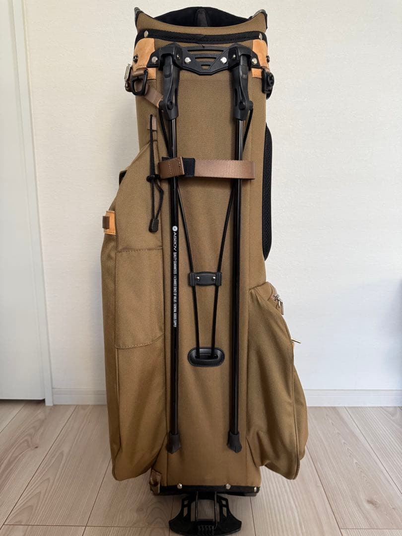 【美品】AS2OV GOLF アッソブゴルフ スタンドキャディバック