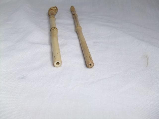 和竿　竹竿素材　根付き手元　タナゴ竿用