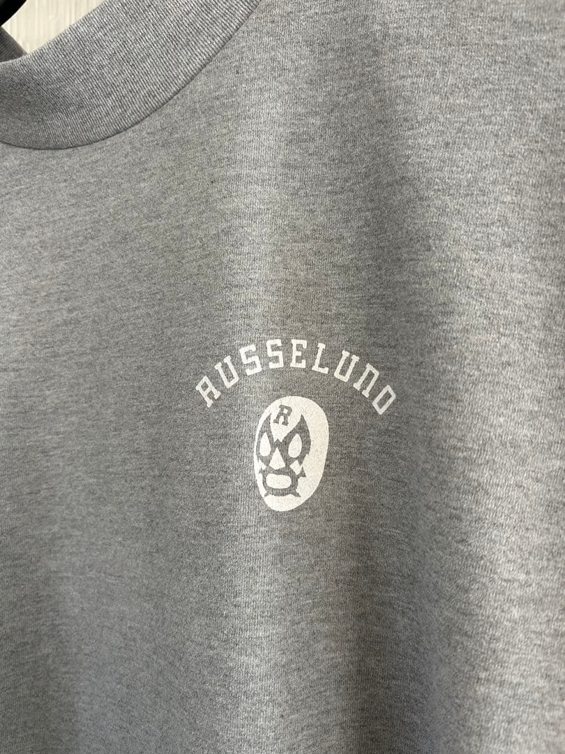 RUSSELUNO グレー 長袖トレーナー5ラッセルノモックネックＬ