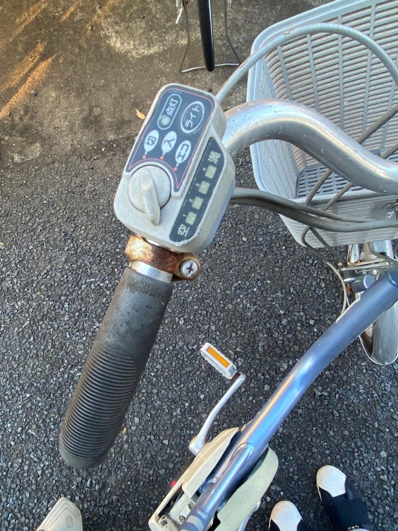 ブリヂストン電動アシスタワゴン三輪車 ブルー