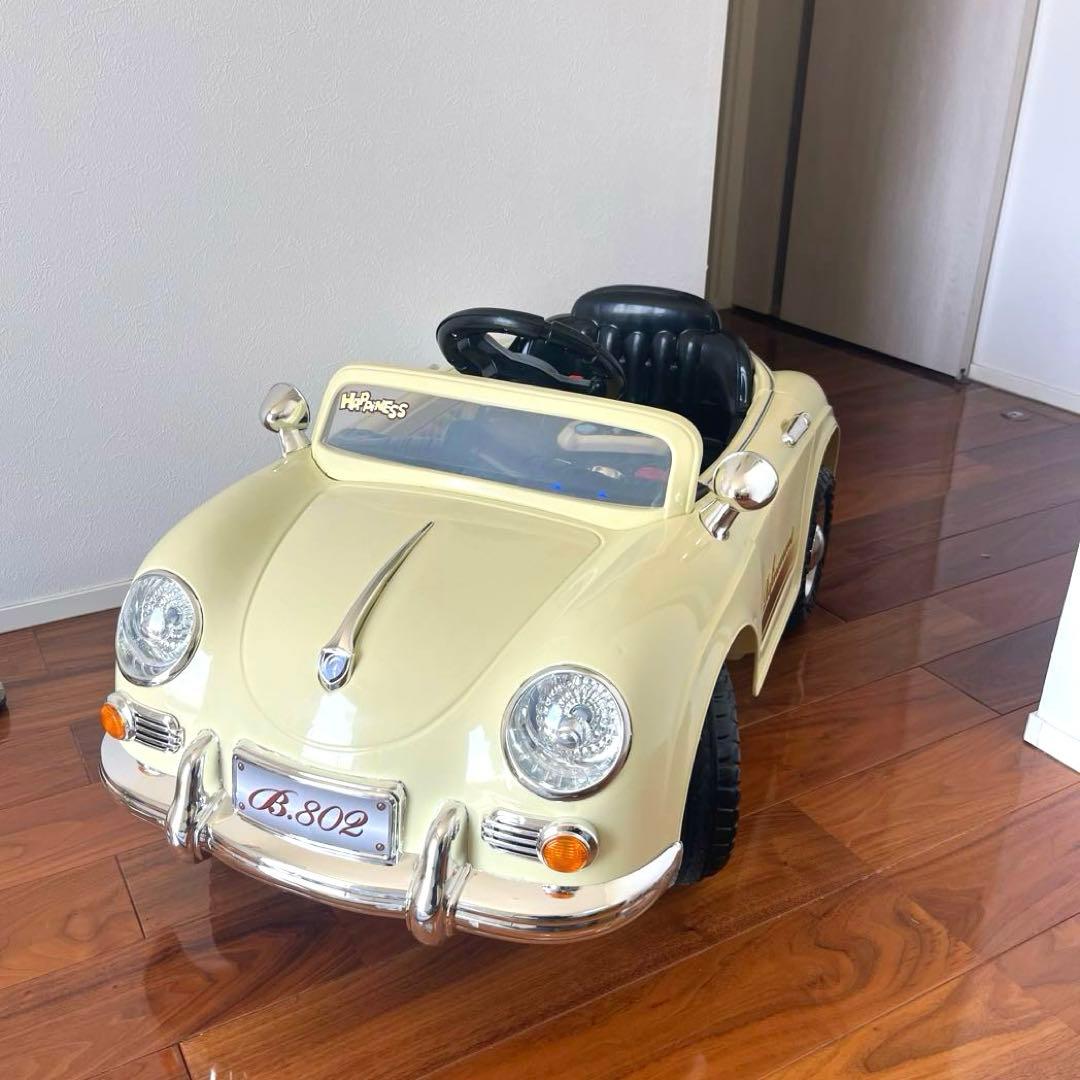 乗物玩具 乗用ラジコン　ポルシェタイプ　レトロ　結婚式　リングボーイリングガール