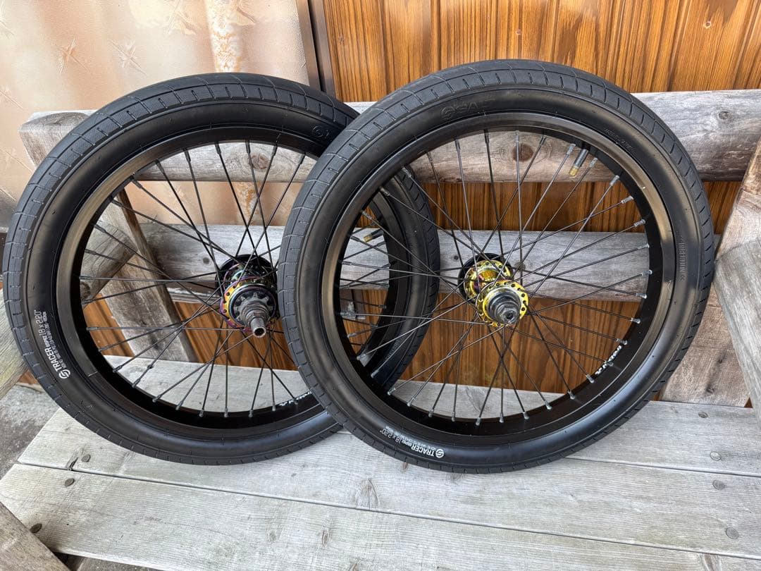BMX ホイールセット 18インチ SALTPLUS x TREBOL