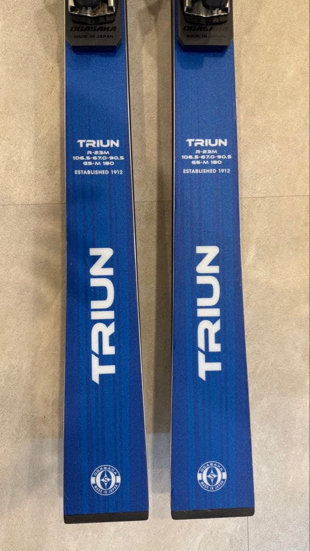 [25-26]オガサカTRIUN GS-M180cm+SR585+COMP16