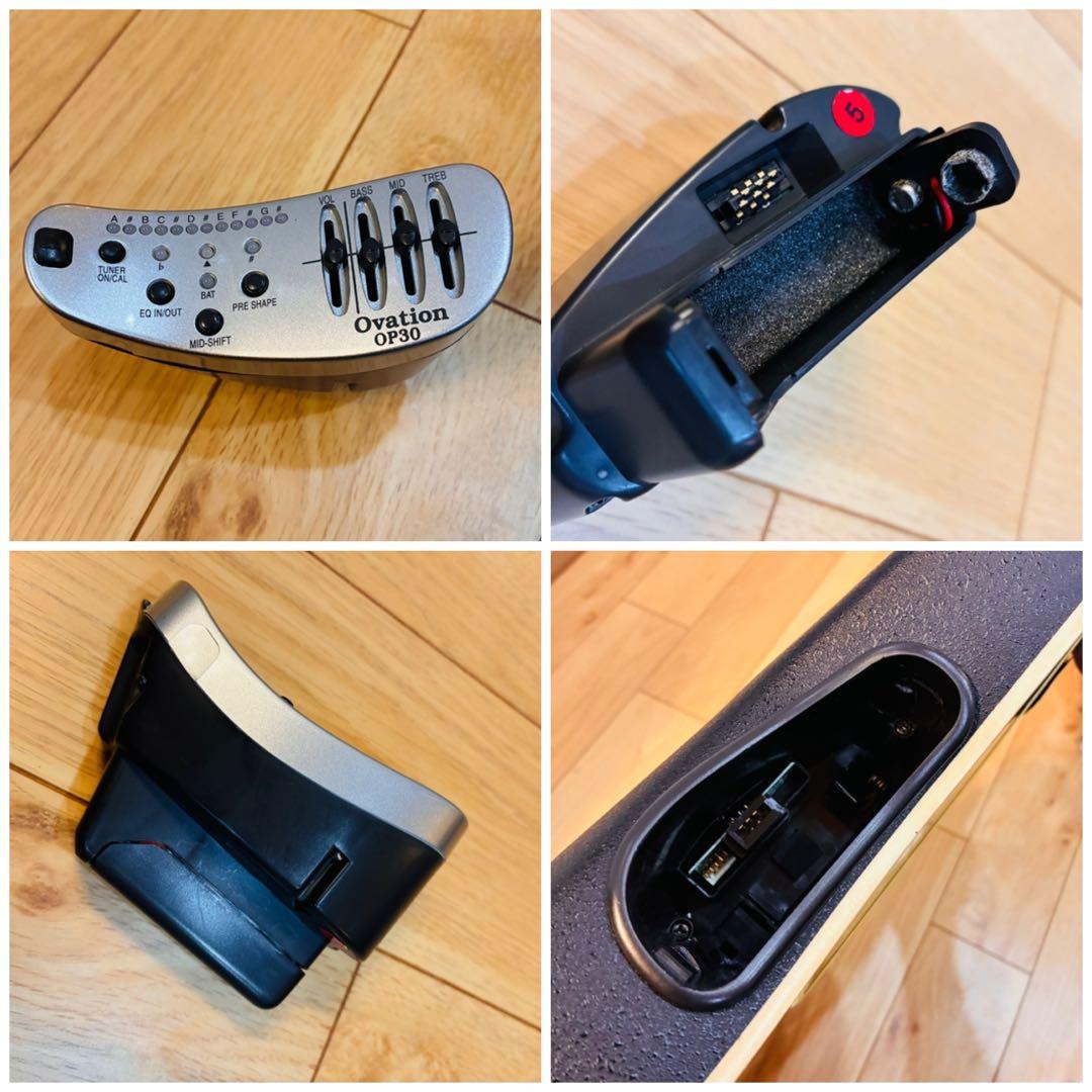 Ovation オベーションCU257 エレアコ OP-30内蔵 ハードケース付