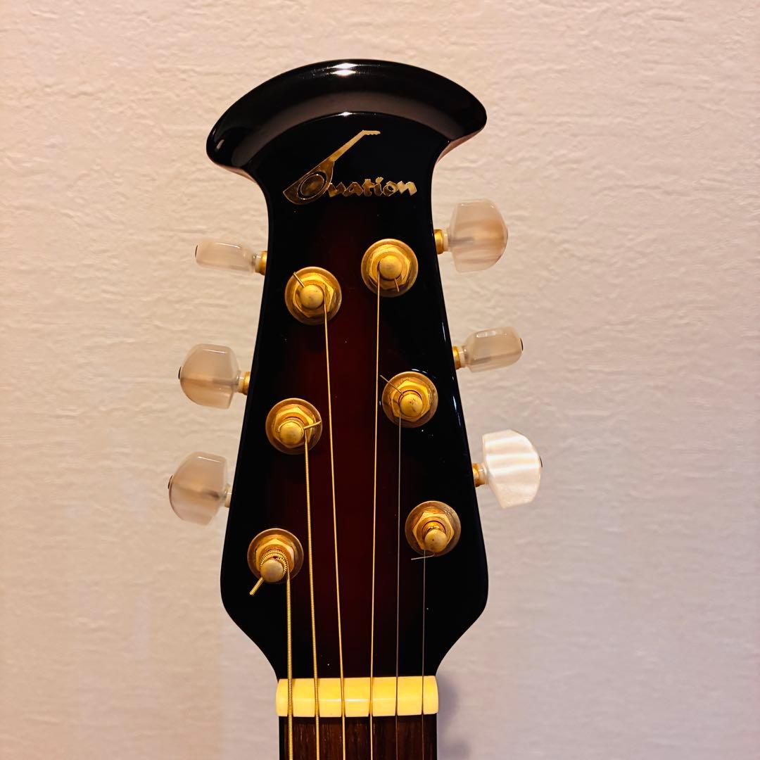 Ovation オベーションCU257 エレアコ OP-30内蔵 ハードケース付