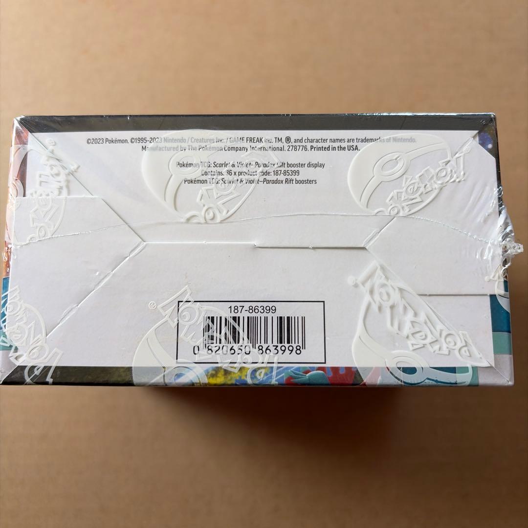 海外　英語版　POKÉMON　PARADOX RIFT 新品未開封　BOX