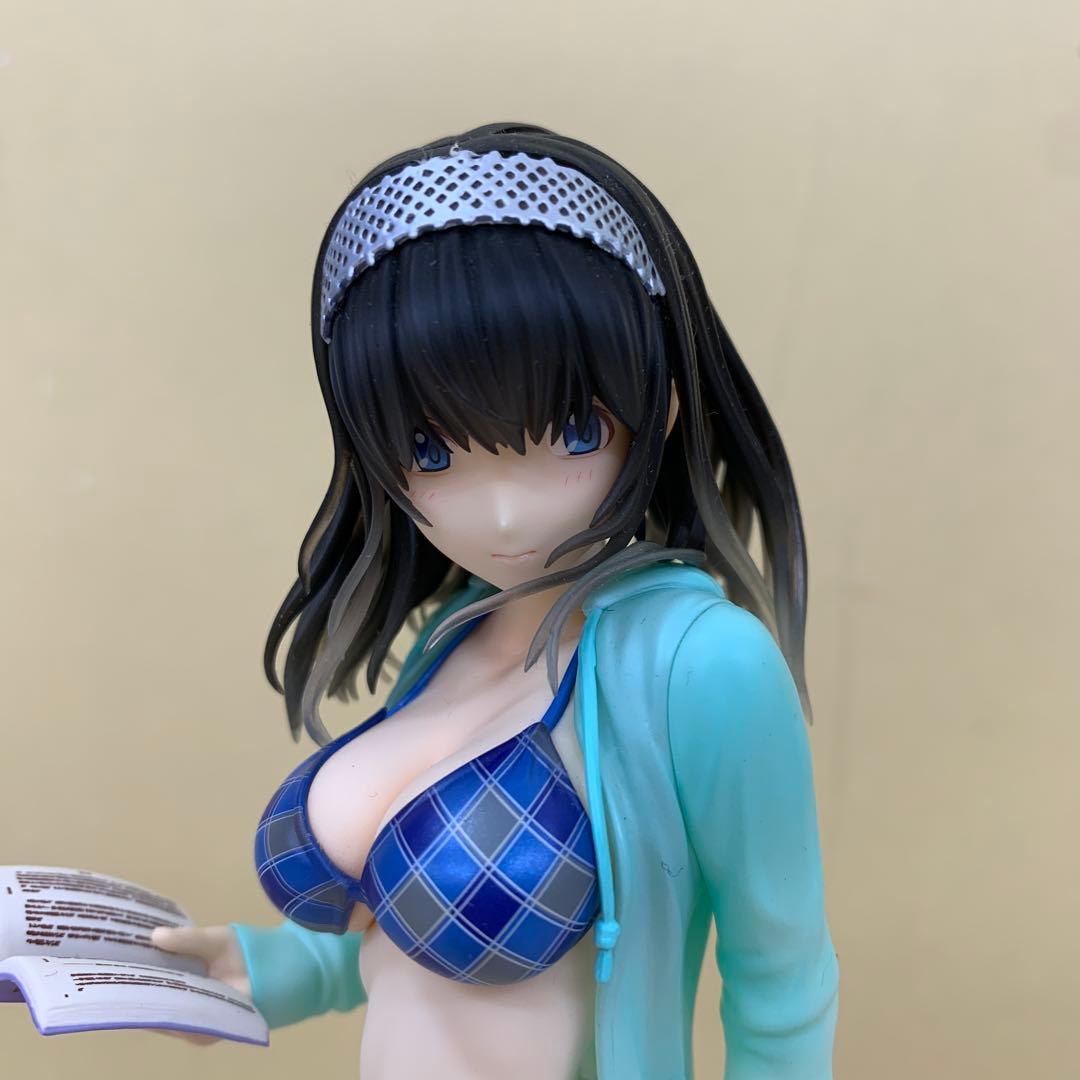 ［中古品］鷺沢文香 紺碧の境界 水着 1/8スケールフィギュア wave