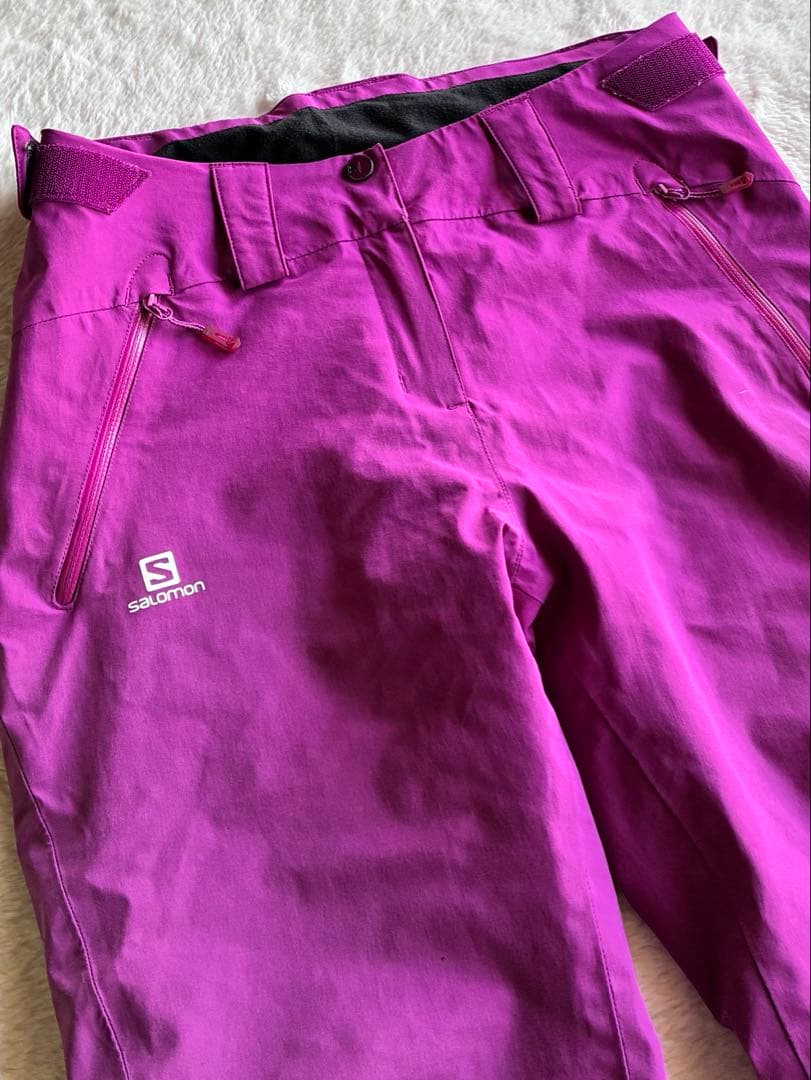 ✨サロモン✨極美品✨SALOMON スキー スノボーウェア　パンツ単品✨ピンクM