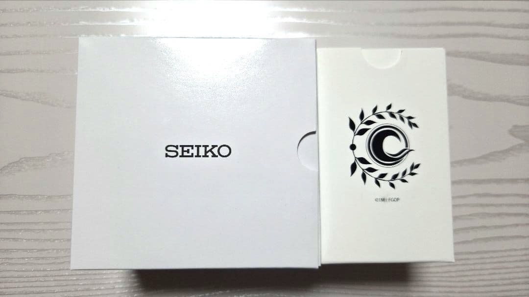 【未開封新品】SEIKO FGOコラボウォッチ　モルガンver　スタンド付き