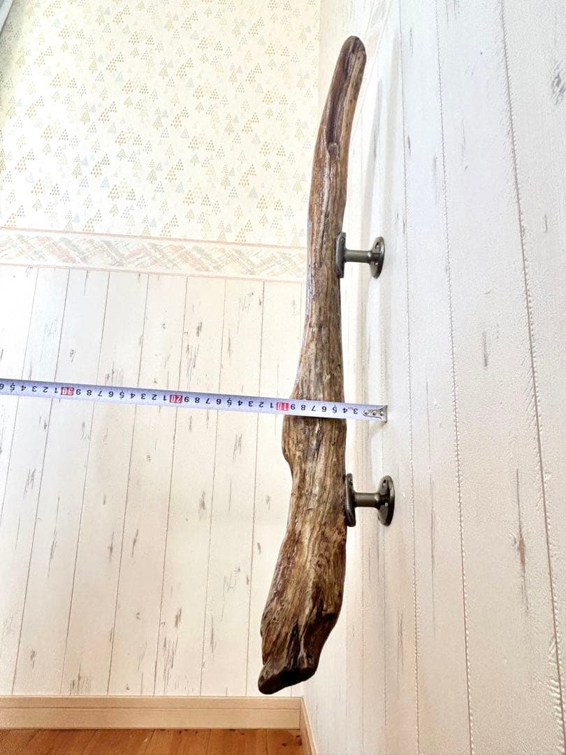 流木　ドアハンドル　ドアノブ　取手　長さ60cm 　三日月　希少