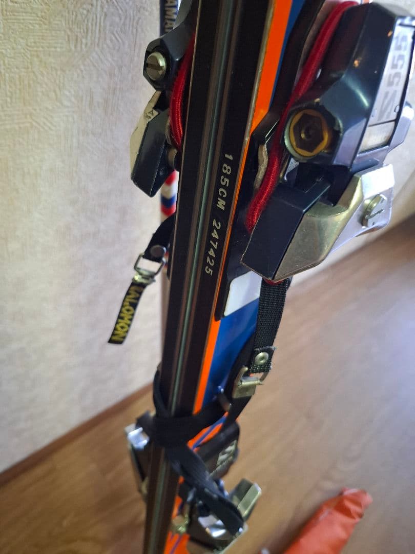 【希少/当時物】YAMAHA スキー板 185cm ＆ 純正袋・ストックセット