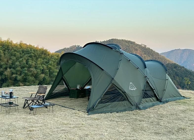M-③【訳あり】G-tent-M 専用 拡張テント 2-3人用 黒